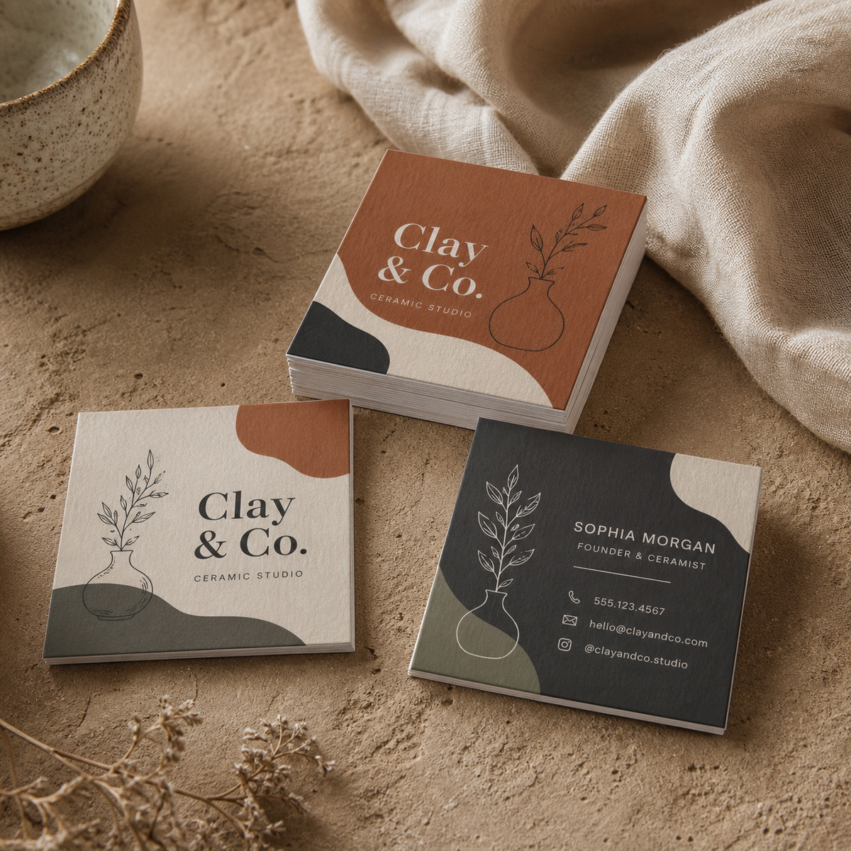 Square Business Cards Printing